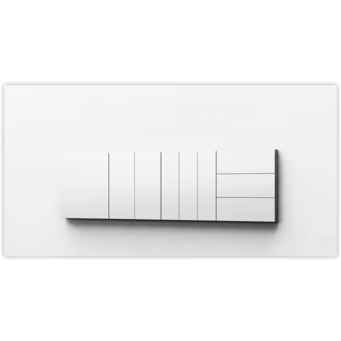 Switch inteligente cuádruple + botonera doble ORVIBO MixSwitch Blanco T40W4ZW (unidad)