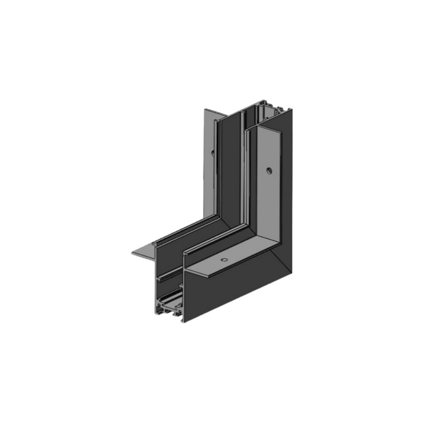 Esquina interna vertical para rieles de empotrar ORVIBO DG20DNB (unidad)