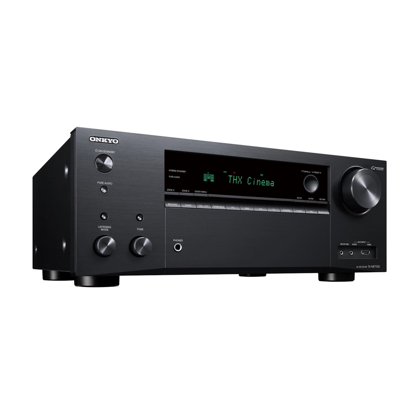 Amplificador & receptor AV 9.2 canales 3 zonas, WiFi & THX certificado ONKYO TX-NR7100 (unidad)