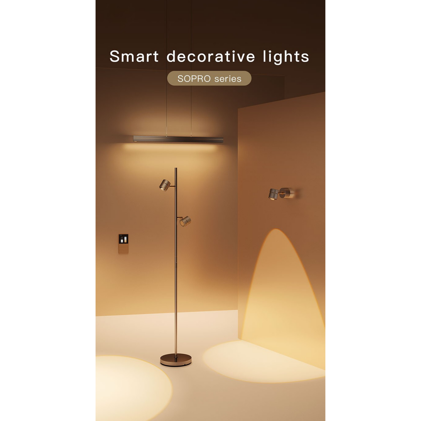 Luminaria inteligente de piso 15W Serie SOPRO ORVIBO Smart Floor Light (unidad)