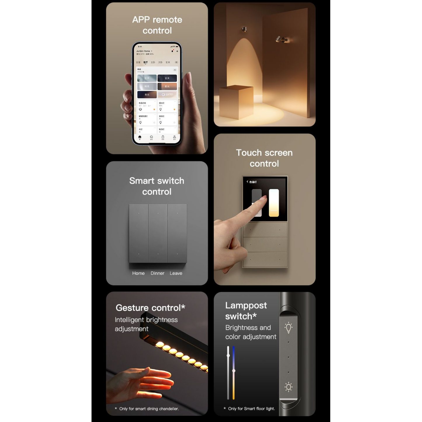 Luminaria inteligente de piso 15W Serie SOPRO ORVIBO Smart Floor Light (unidad)