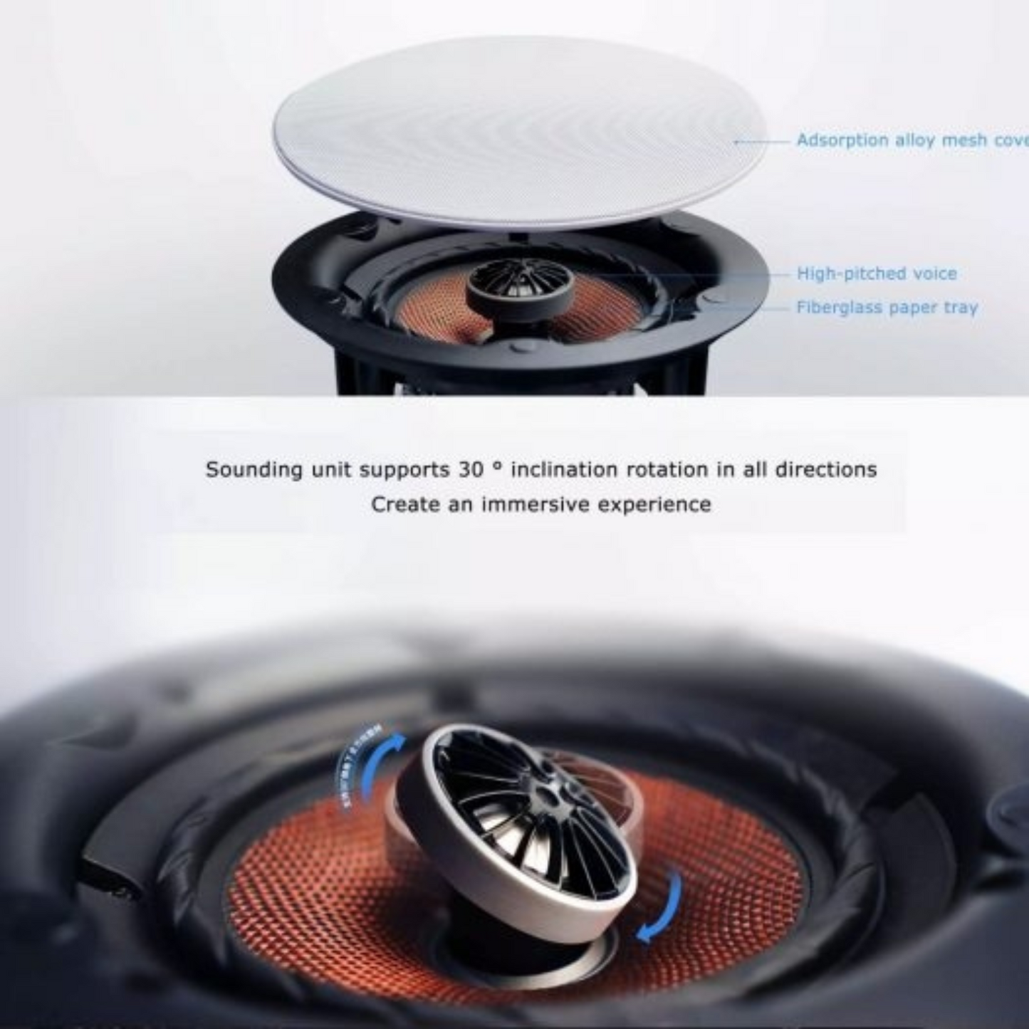 Parlantes de techo inteligentes Bluetooth (2 Esclavos) ORVIBO LSP21 (par)