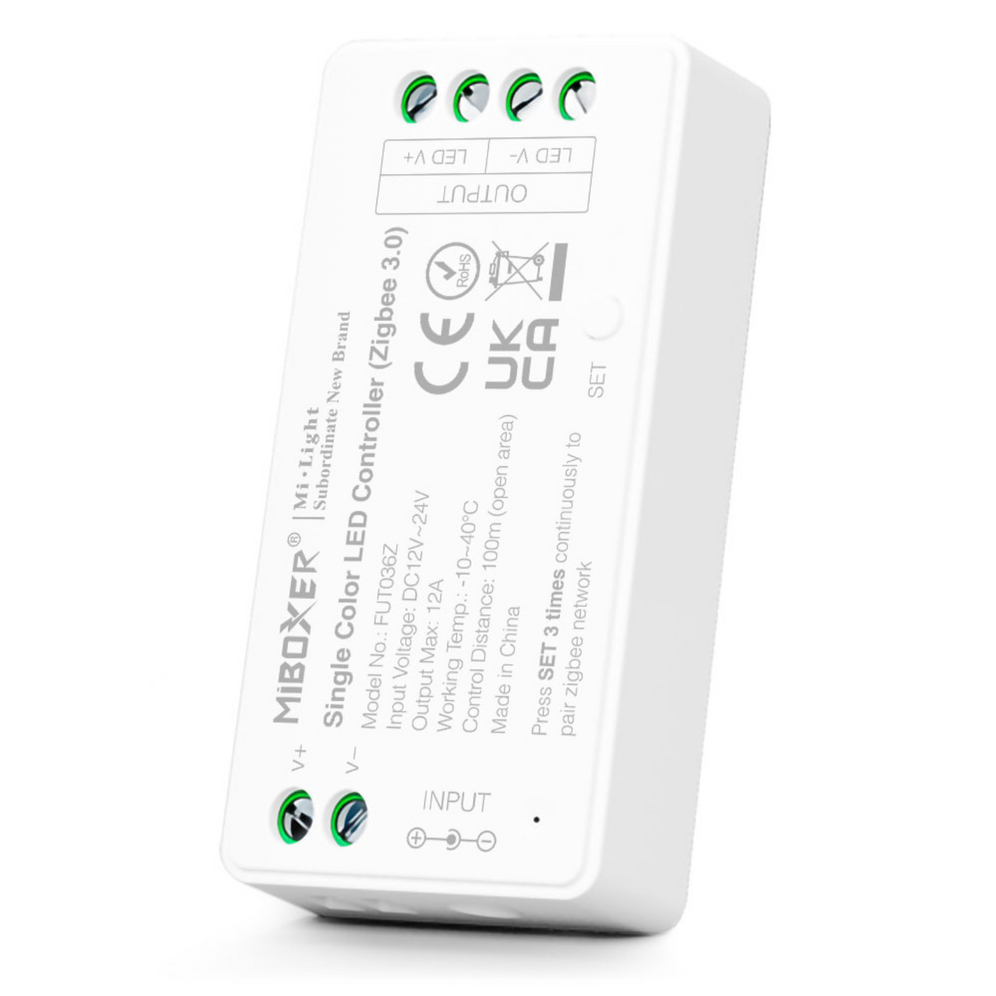 Controlador inteligente para cinta LED 36W Entrada 12/24V Salida 24V ORVIBO DMZ36134 (unidad)