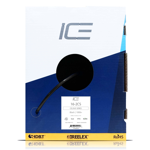 Cable para parlantes de Alto Desempeño ICE CABLE 16-2CS Blanco 305 metros (caja)