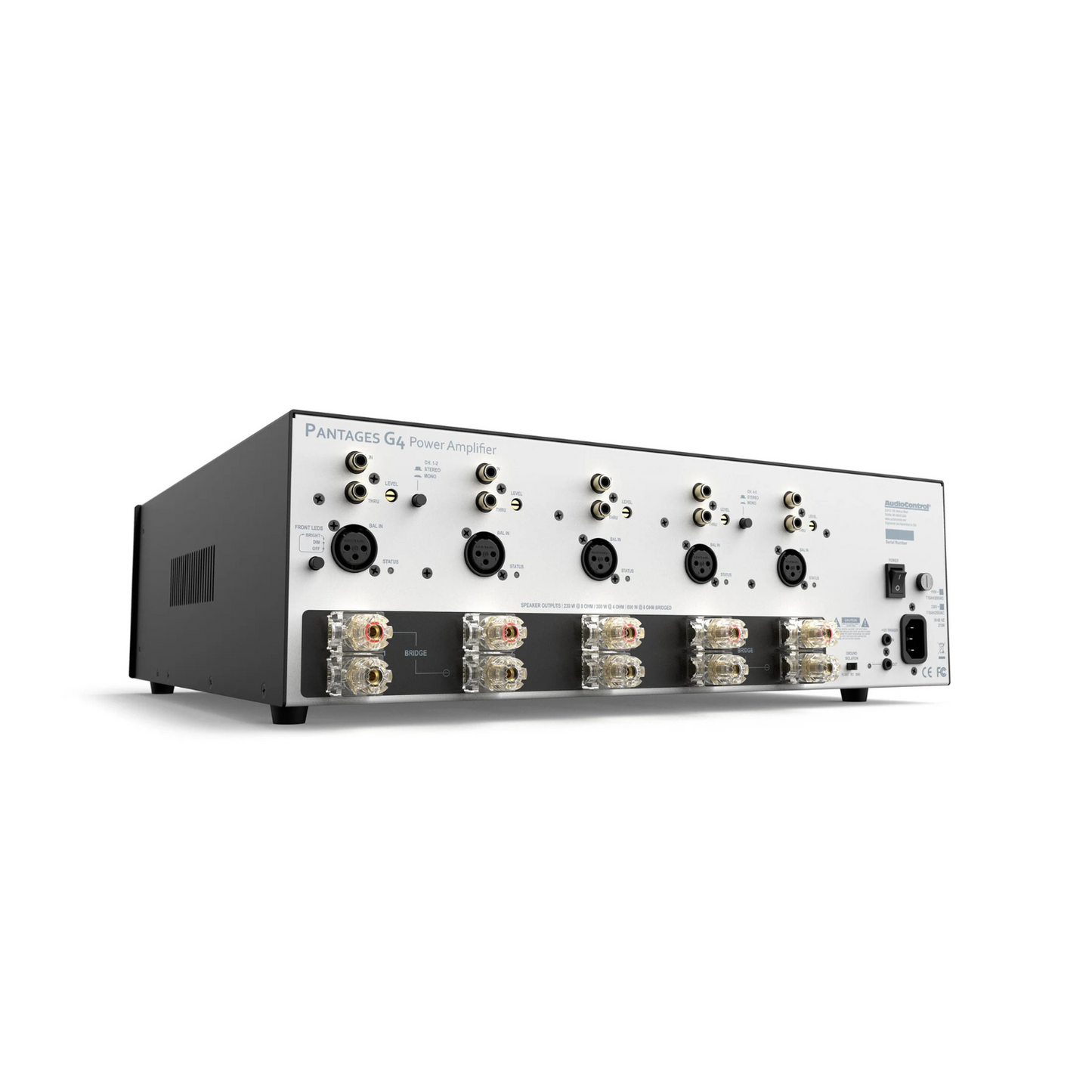 Amplificador 5 canales Clase H AUDIOCONTROL PANTAGES G4 (unidad)