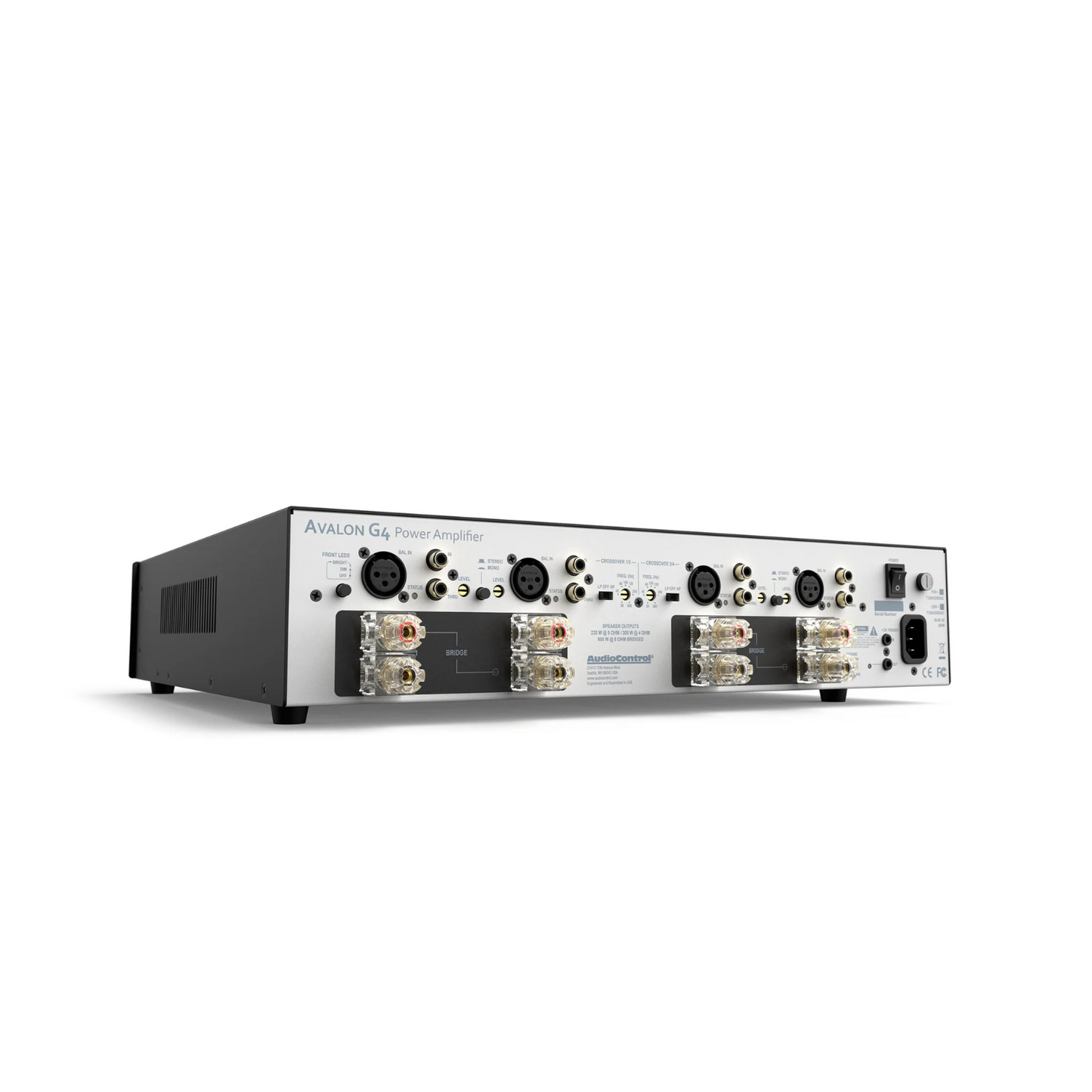 Amplificador 4 canales Clase H AUDIOCONTROL AVALON G4 (unidad)
