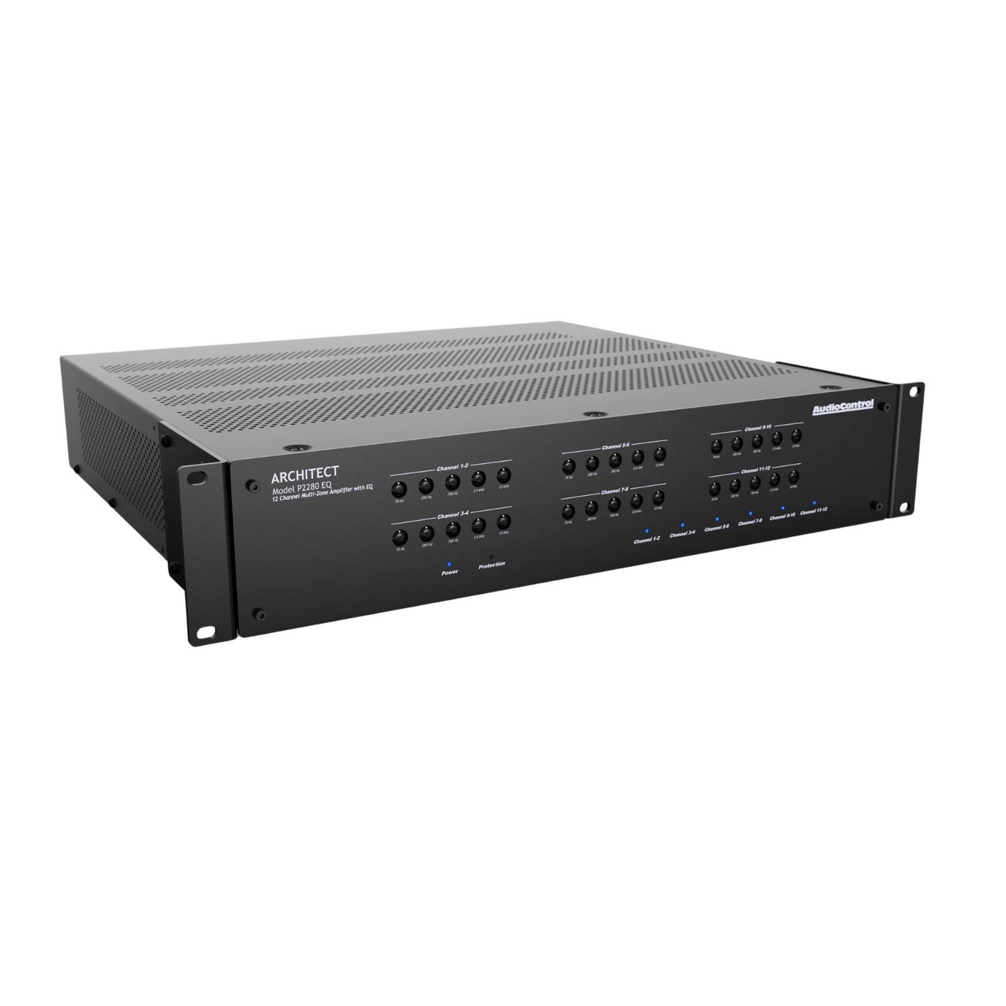 Amplificador multi zona de alta potencia & EQ 12 canales 6 zonas AUDIOCONTROL ARCHITECT P2280 EQ (unidad)