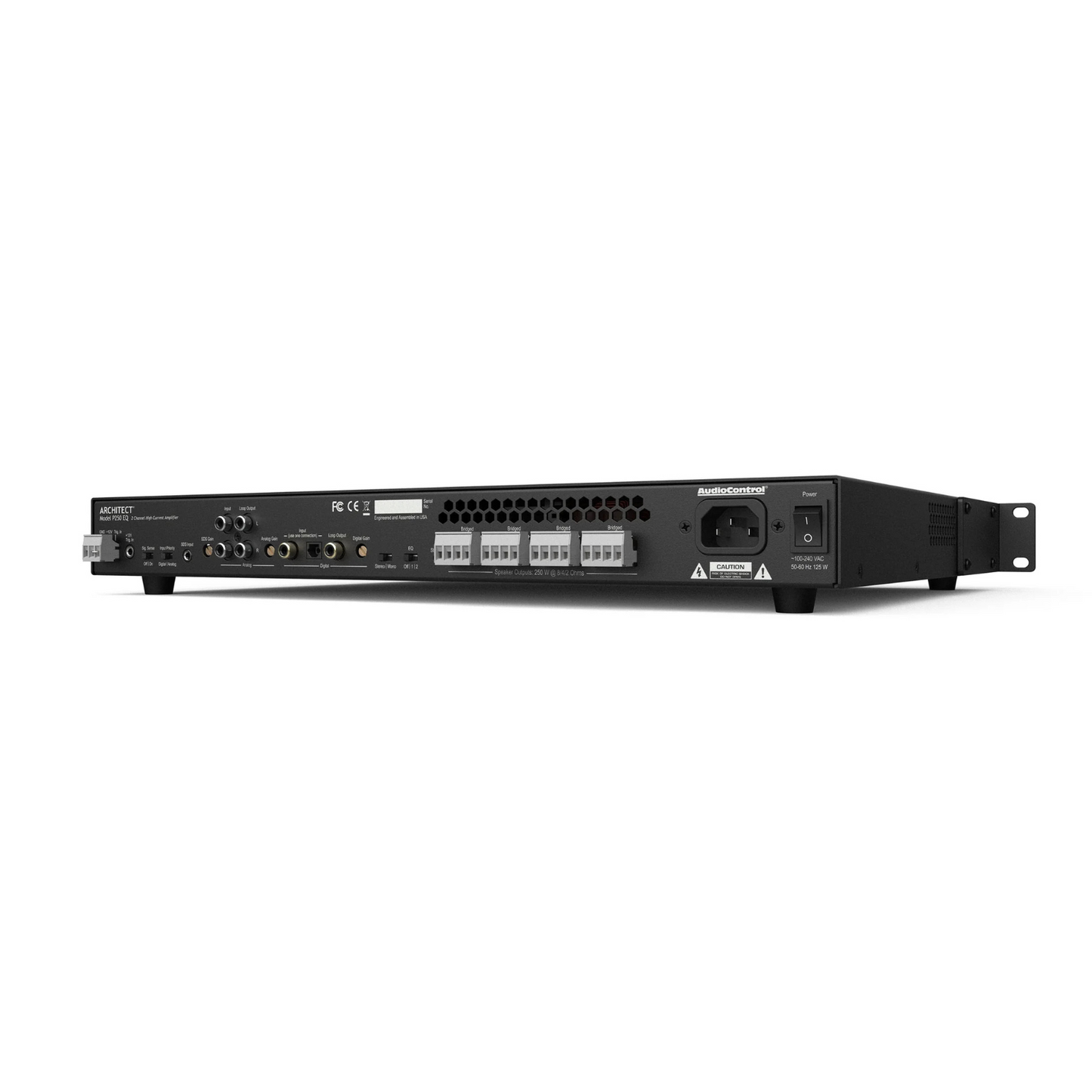 Amplificador de alta potencia & EQ 2 canales 1 zona AUDIOCONTROL ARCHITECT P250 EQ (unidad)