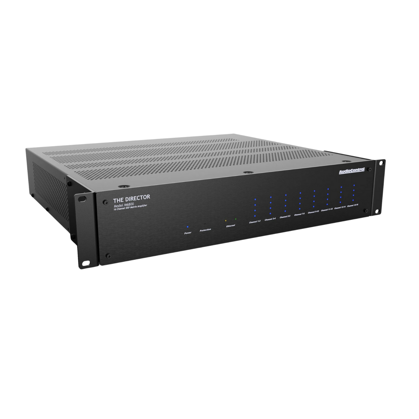 Amplificador multi zona de alta potencia, DSP & matriz de audio 16 canales 8 zonas AUDIOCONTROL DIRECTOR M6800 (unidad)