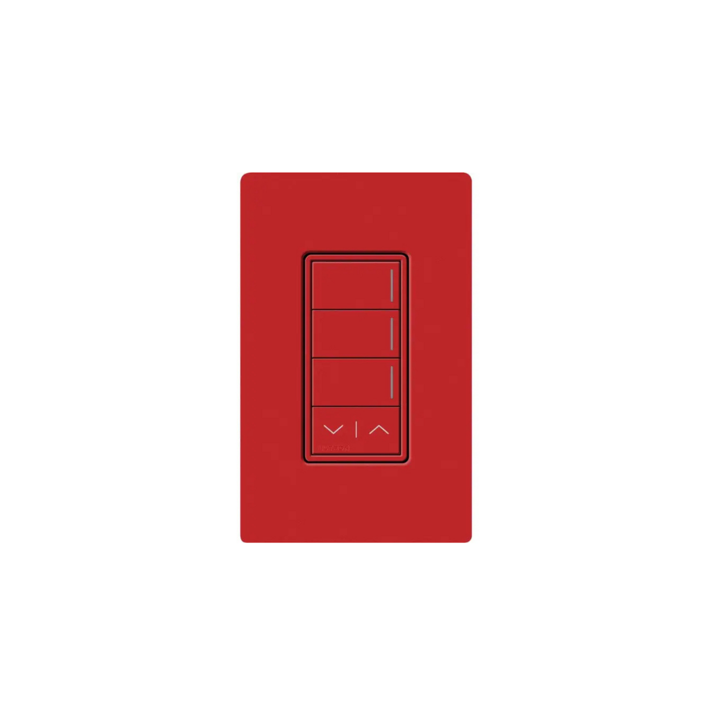 Botonera triple con aumento & disminución híbrida LUTRON SUNNATA RF Blanca RRST-HN3RL-WH (unidad)