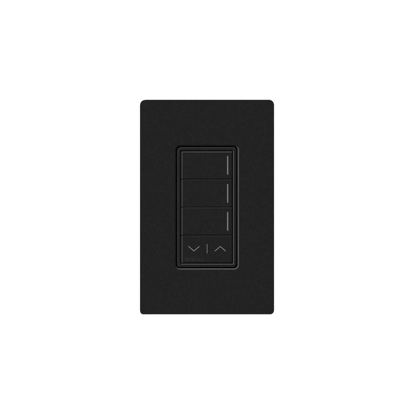 Botonera triple con aumento & disminución híbrida LUTRON SUNNATA RF Blanca RRST-HN3RL-WH (unidad)