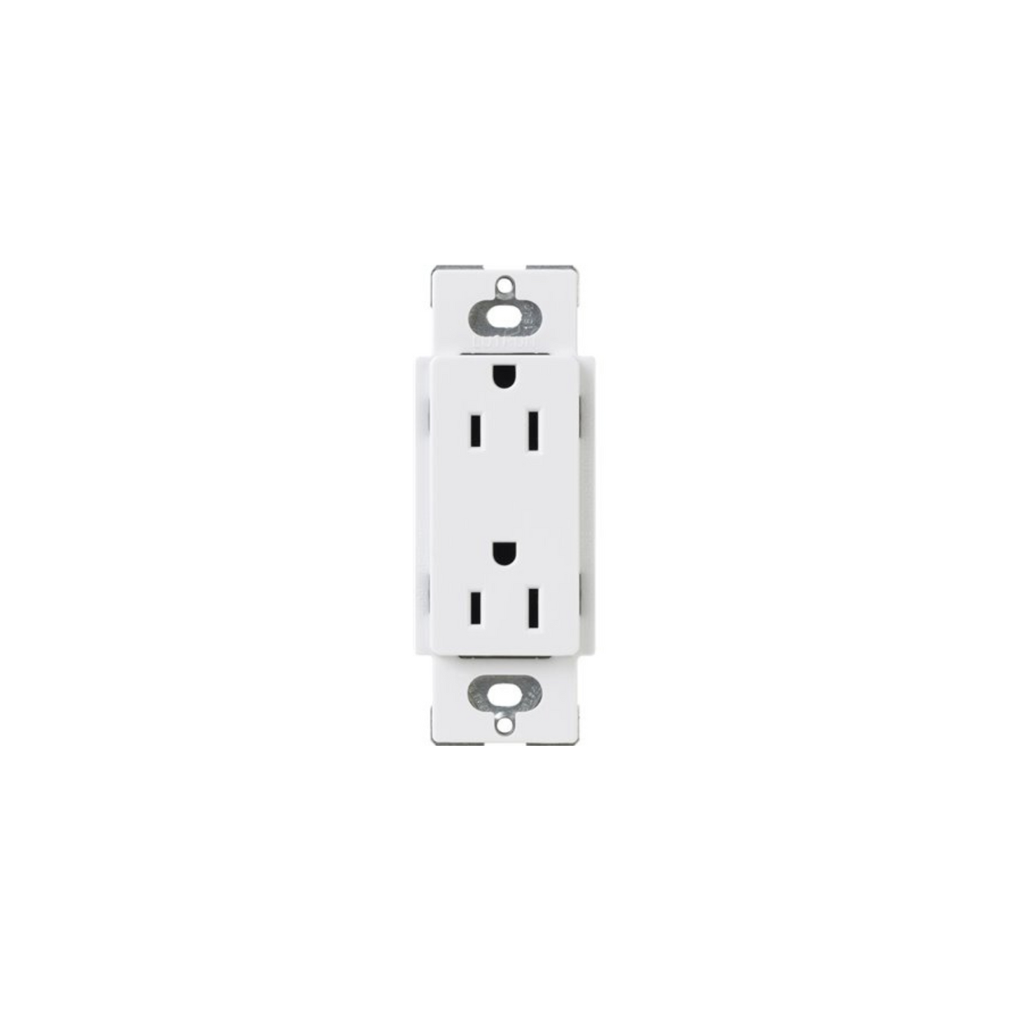 Tomacorriente doble 15A LUTRON Blanca CAR-15-WH (unidad)