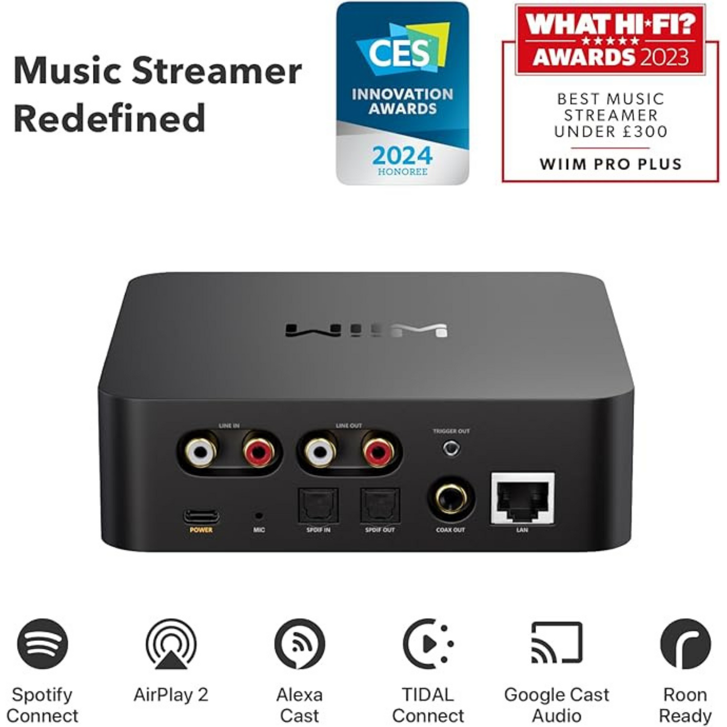 Transmisor de música & preamplificador digital WiiM PRO PLUS (unidad)