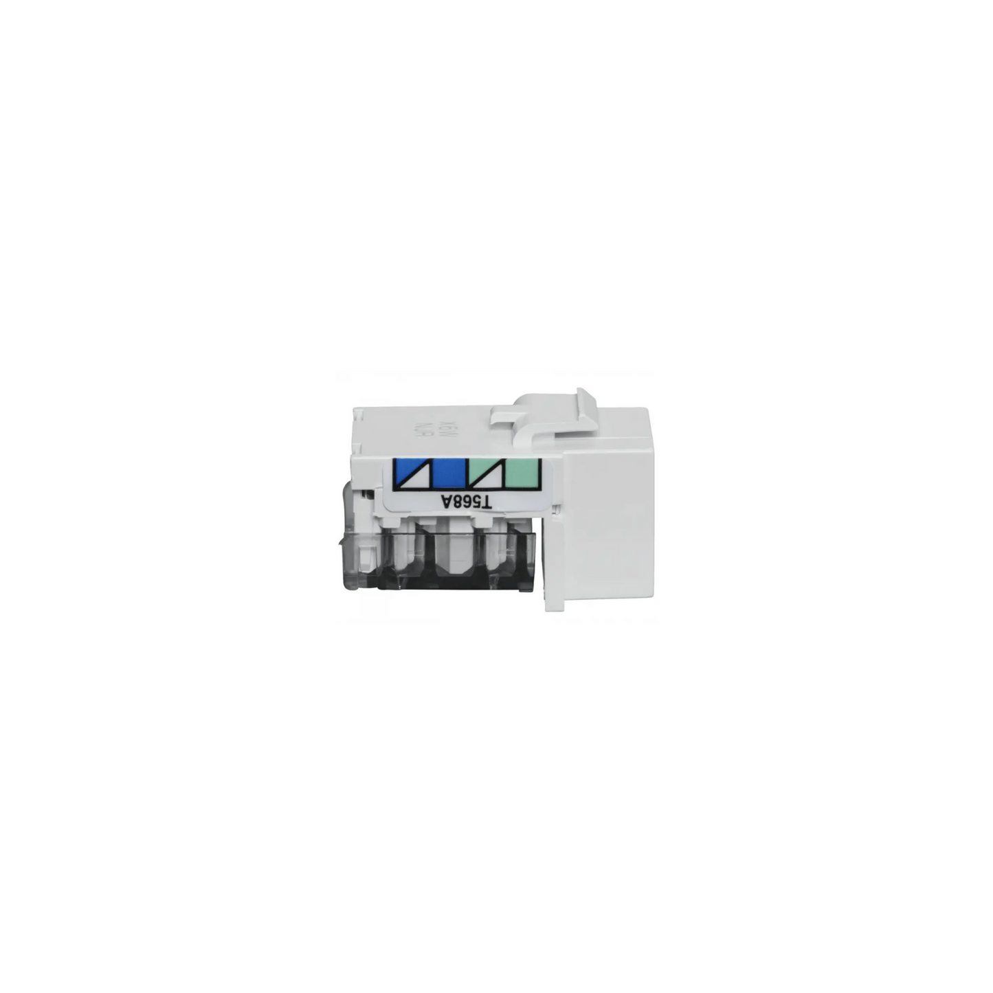 Conector RJ45 Categoría 6 LUTRON CLARO JACK CAT6E Blanco CON-1P-C6-WH (unidad)