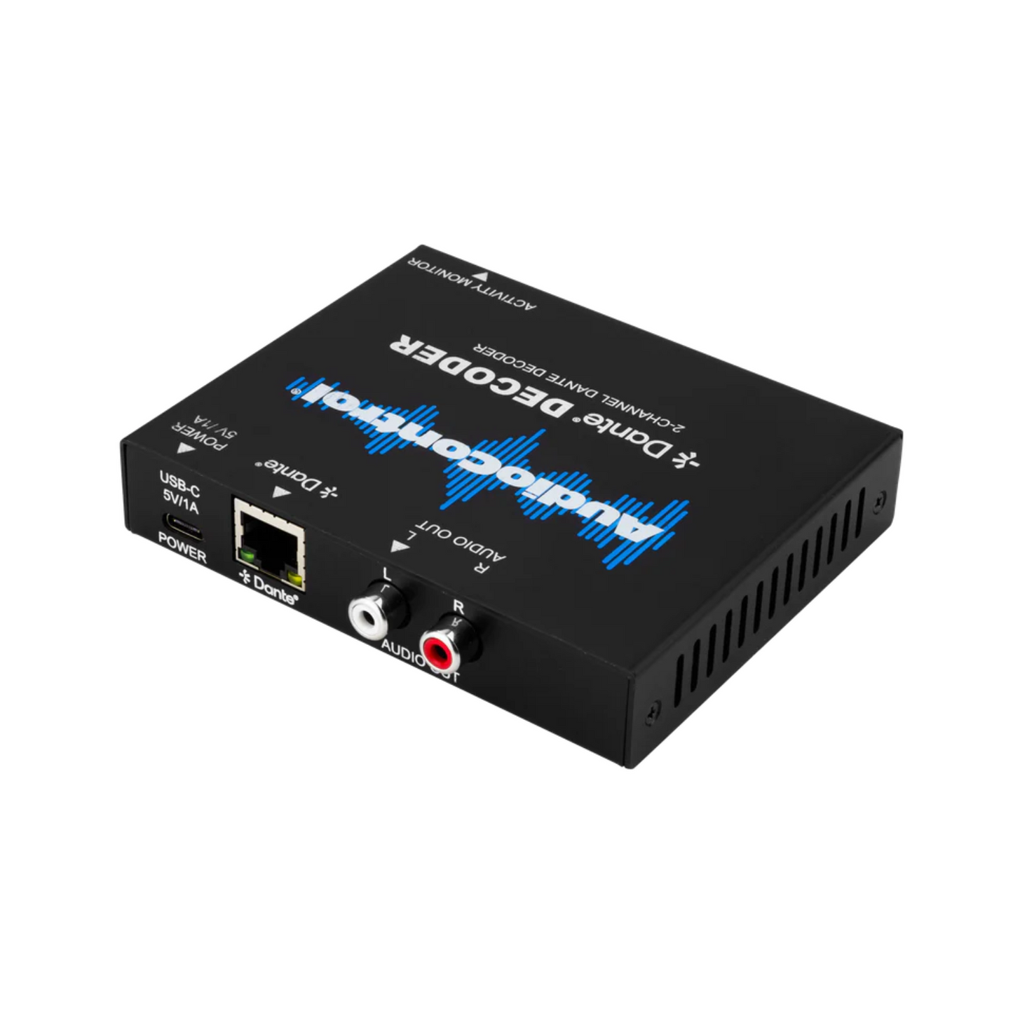 Decodificador de DANTE a audio analógico AUDIOCONTROL DANTE DECODER (unidad)