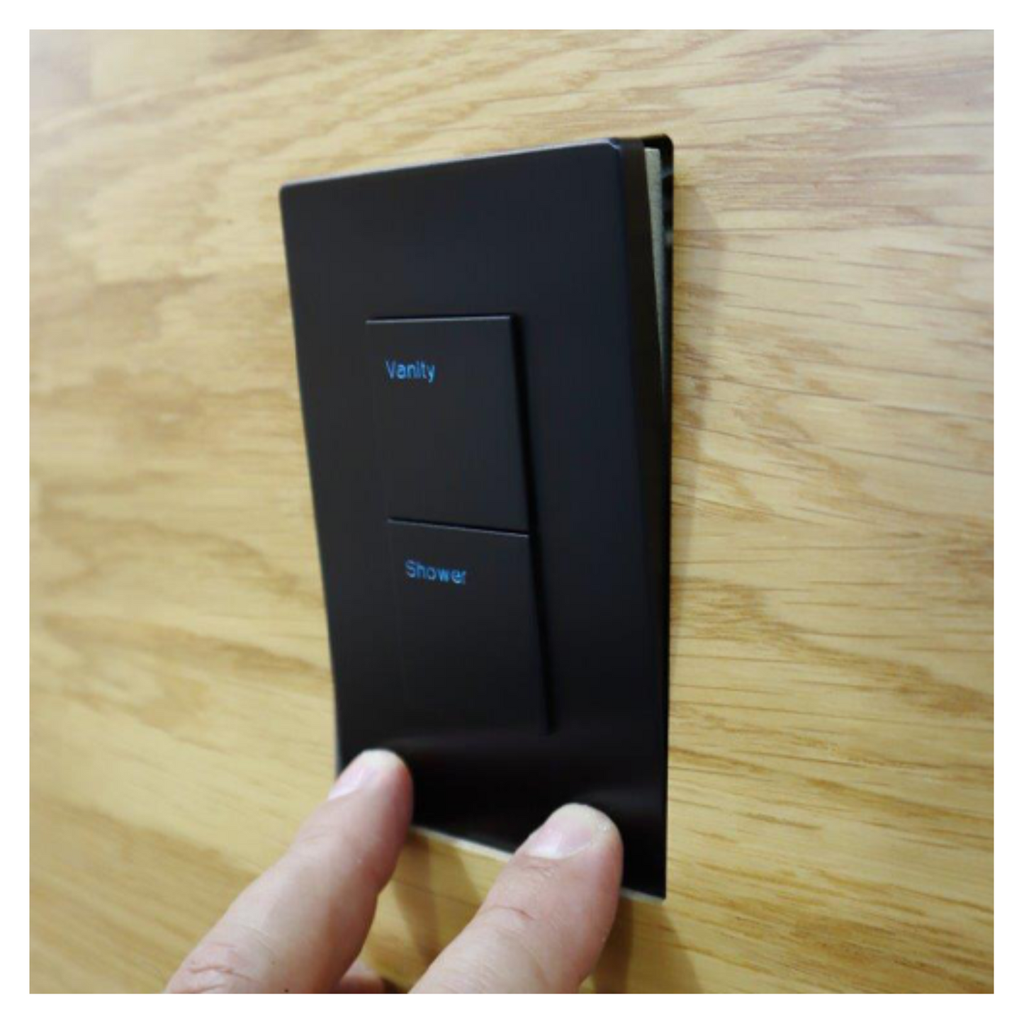 Adaptador para instalación a ras en superficie solida de botonera WALL-SMART FOR SAVANT ASCEND WFB-1G SOLID SURFACE 028-1-905 (unidad)