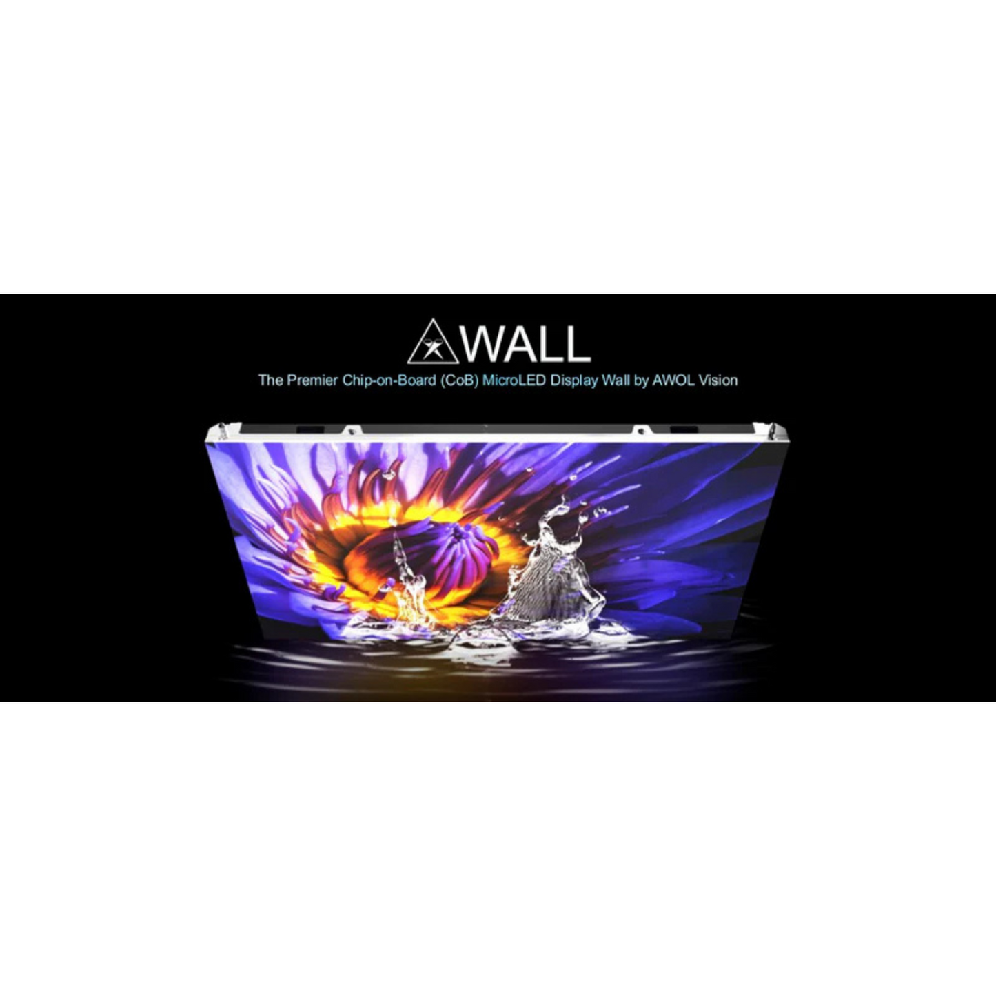 Pantalla 135" CoB MicroLED modular de alto brillo 1.56 Pixel Pitch, 16:9 & resolución 2K (1.980x1.080) AWOL AWALL-135" AW135CI15 (unidad)