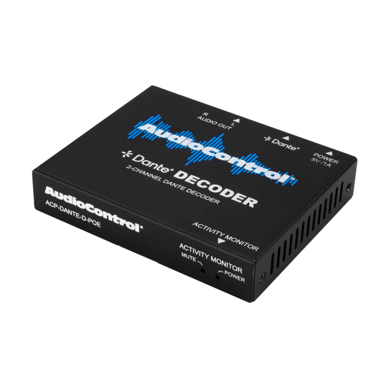 Decodificador de DANTE a audio analógico AUDIOCONTROL DANTE DECODER (unidad)