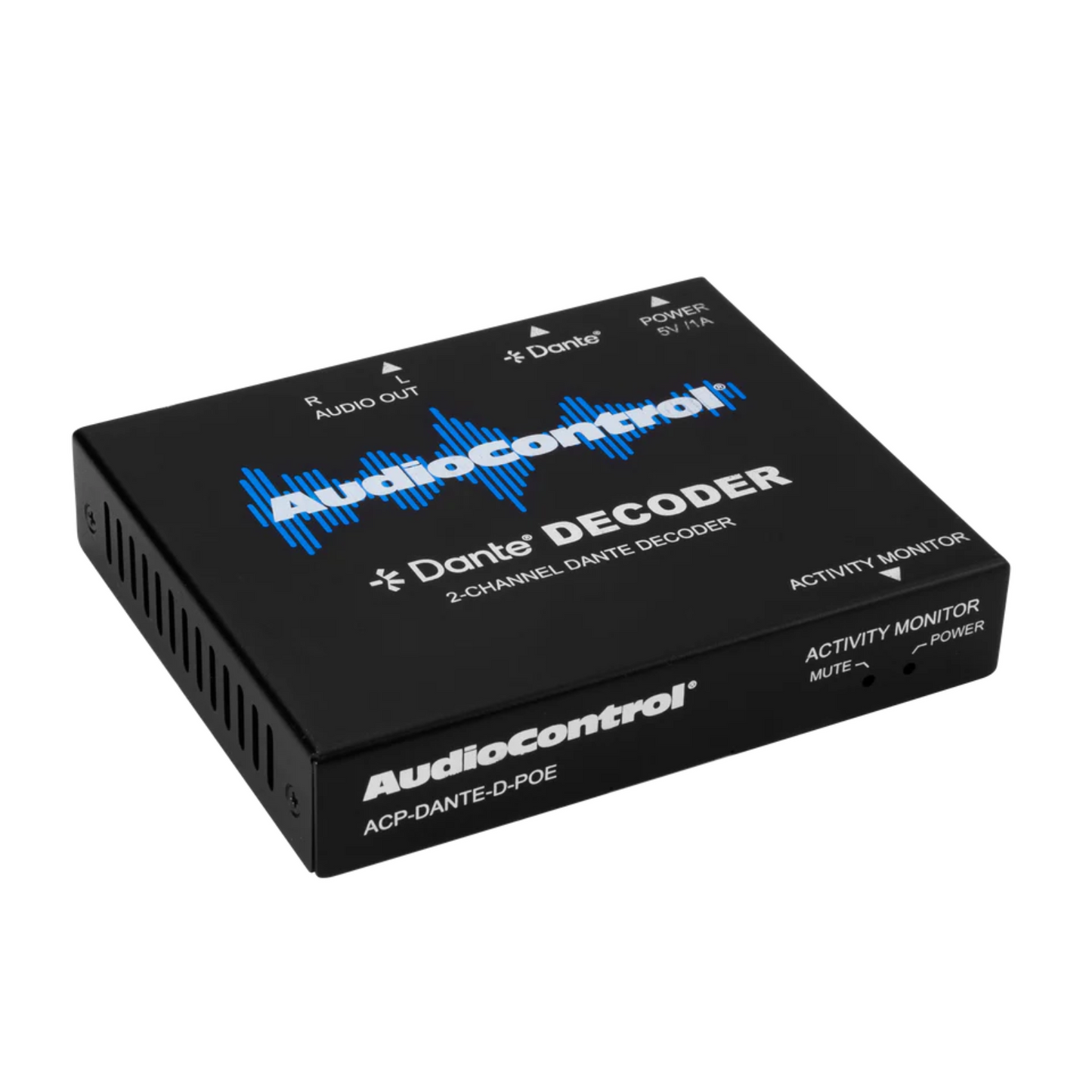 Decodificador de DANTE a audio analógico AUDIOCONTROL DANTE DECODER (unidad)