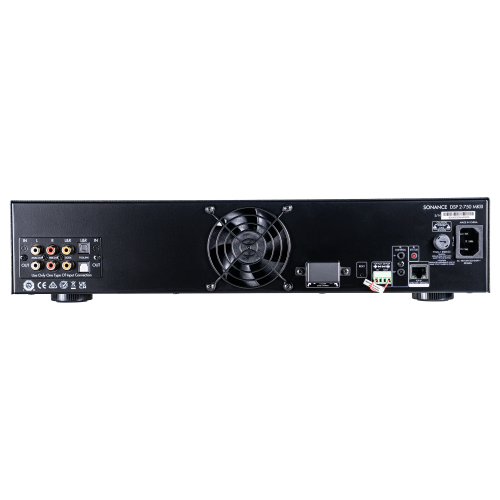 Amplificador 2 canales con EQ SONANCE SONAMP DSP 2-750 MKIII 70V (unidad)