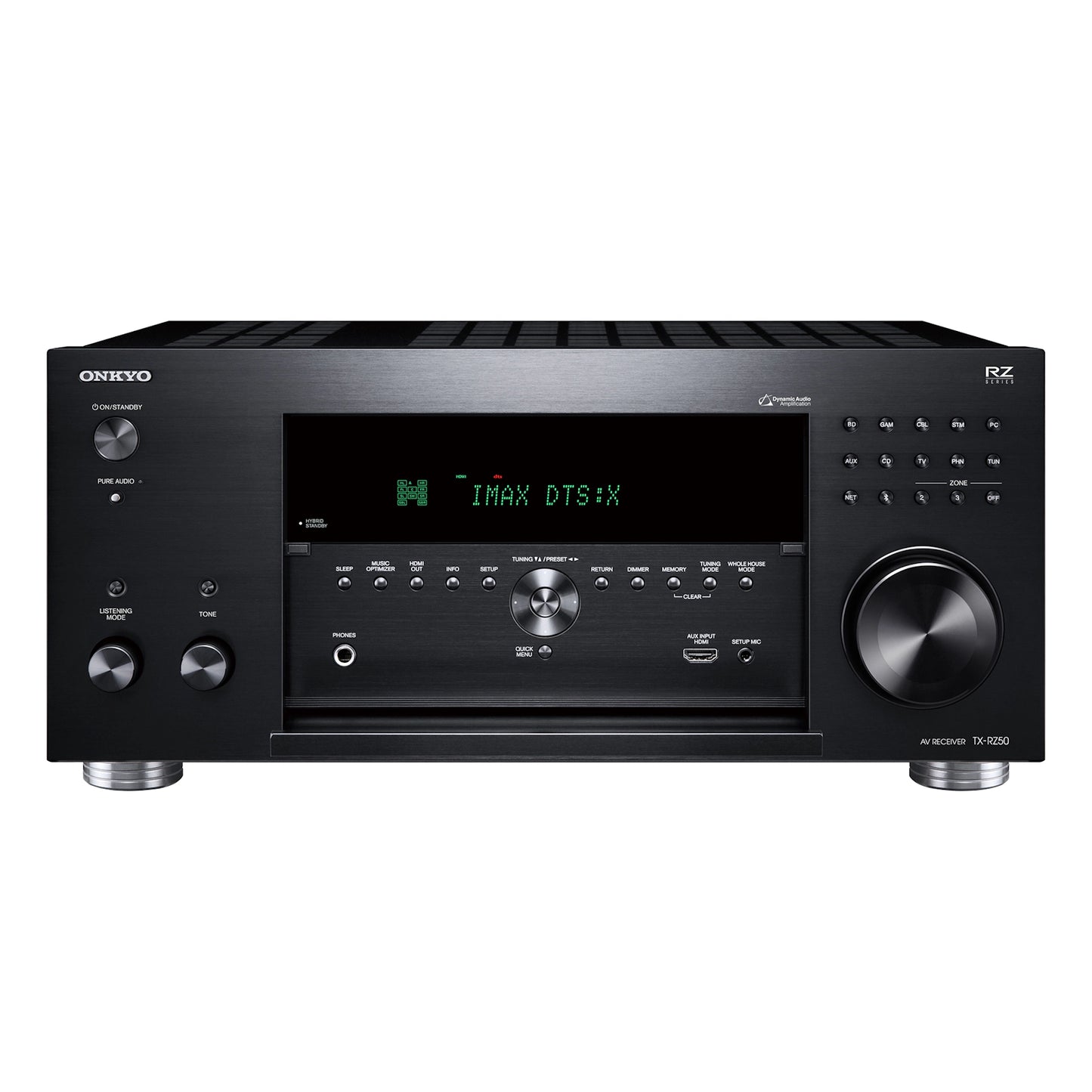 Amplificador & receptor AV 9.2 canales 3 zonas, WiFi & THX certificado ONKYO TX-RZ50 (unidad)