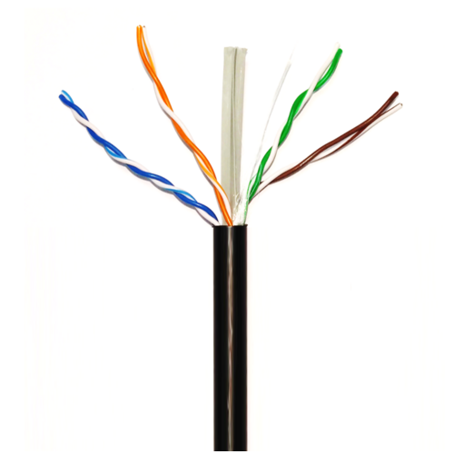 Cable para datos de Alto Desempeño HDBaseT Certificado para exteriores ICE CABLE Cat 6 Outdoor 305 metros (carrete)
