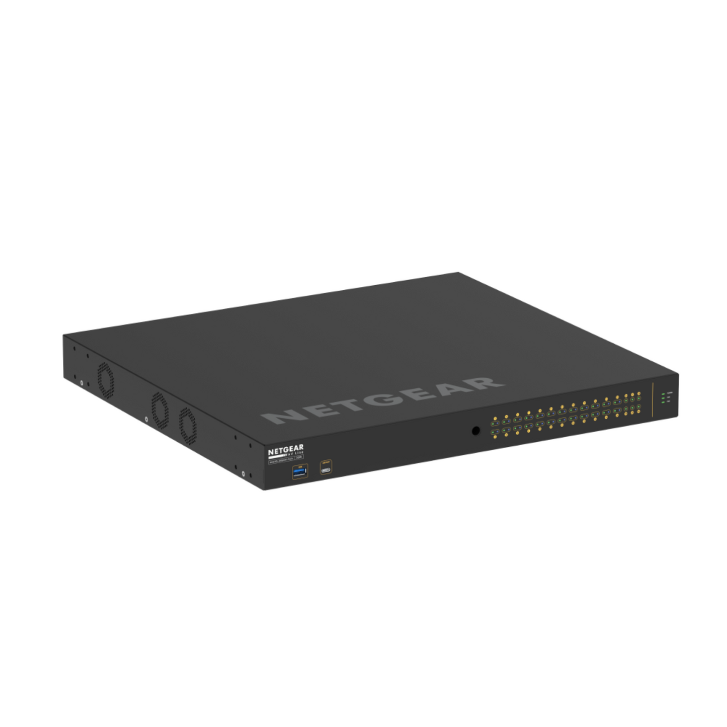 Switch de red 30 Puertos 24 + 2 + 4 AVB NETGEAR S-LINE 24+2+4 PORT AVB SWITCH WITH POE 960W SS42PX-40XP8F SS42PX-24XP2X4F (unidad)