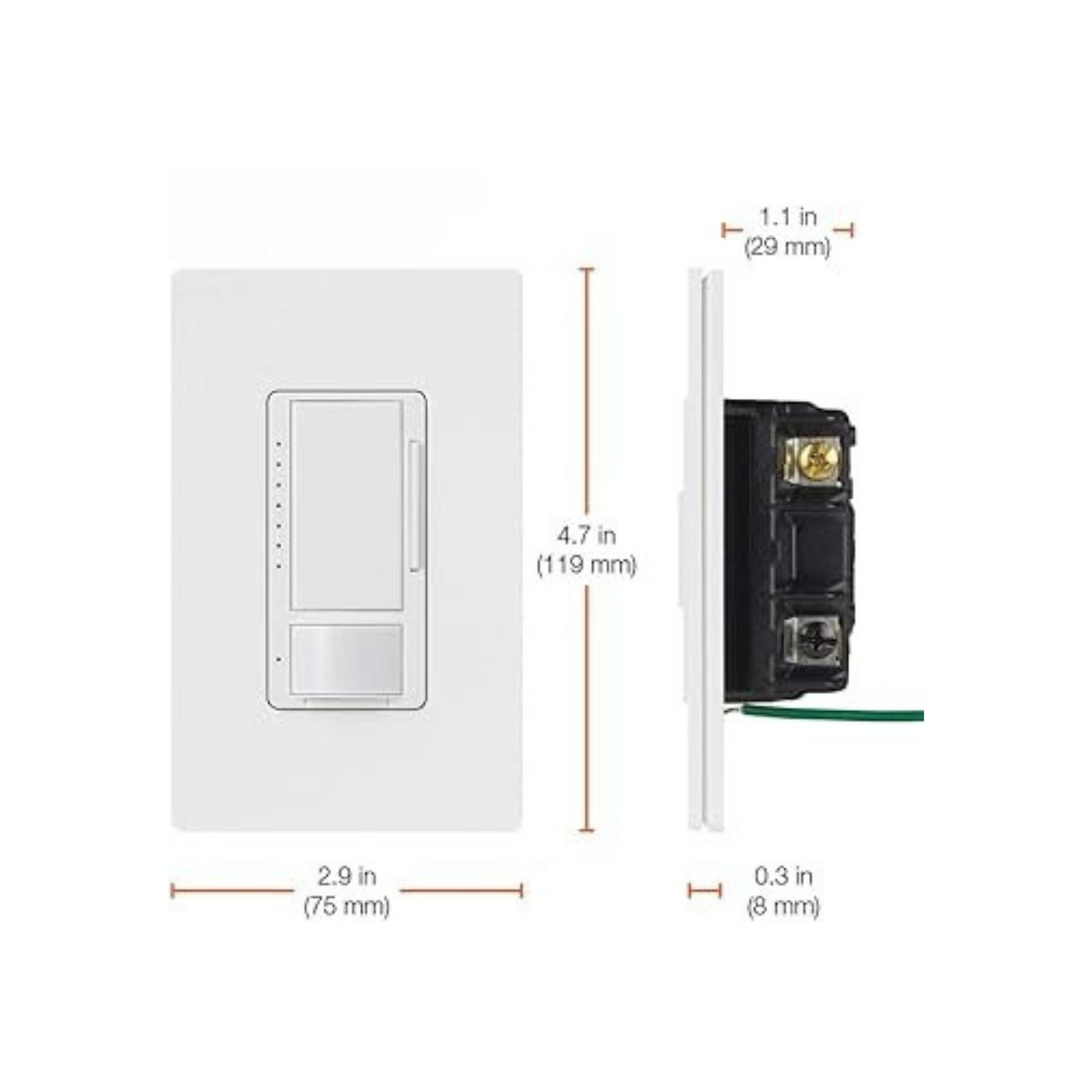 Sensor dimmer ubicación multiple LUTRON Blanco MSCL-VP153MH-WH (unidad)