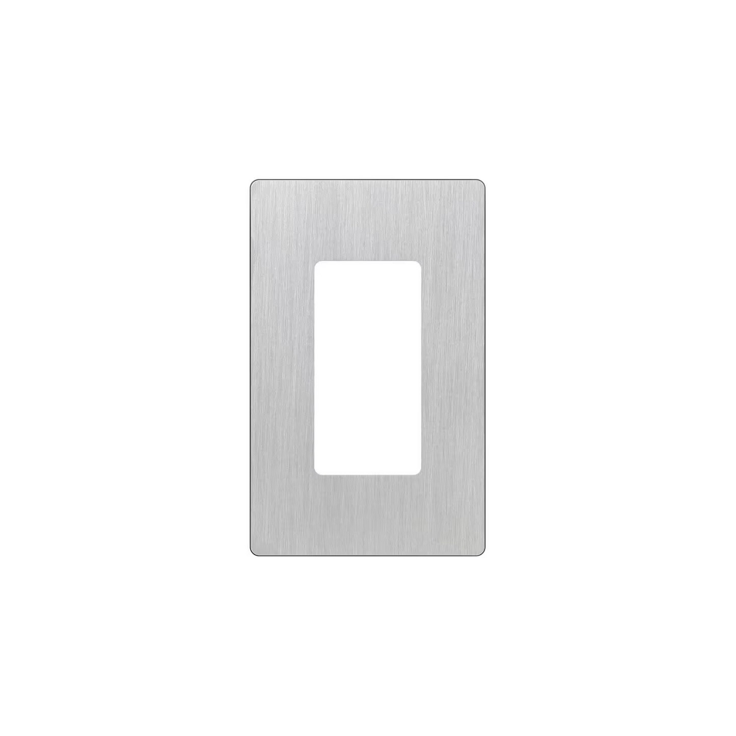 Placa frontal sencilla LUTRON CLARO Stainless Steel CW-1-SS (unidad)