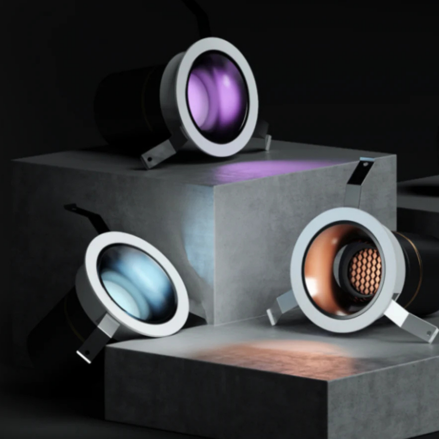 Luminaria inteligente atenuable y regulable en color 1.800-20.000K Serie SKY DOME 12W 70° ORVIBO SOPRO SKY DOME DOWN LIGHT DSZ12136 (unidad)