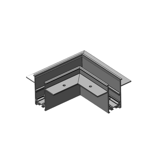 Esquina rotacional horizontal para rieles de empotrar ORVIBO DG20DPB (unidad)