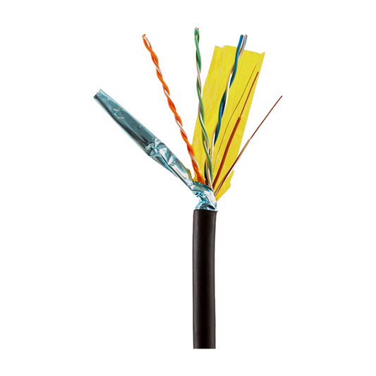 Cable para datos de Alto Desempeño ICE CABLE Cat 6 Plenum Shielded Gris 305 metros (carrete)