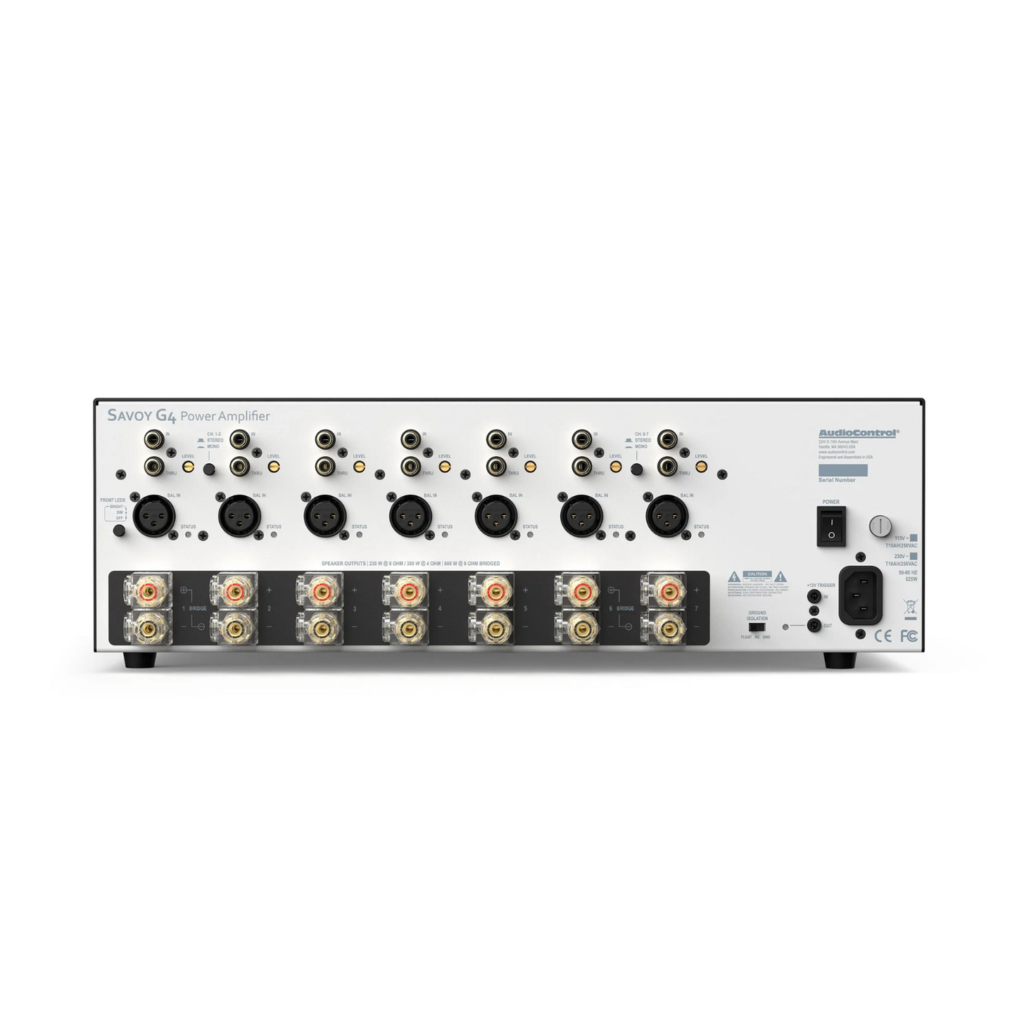 Amplificador 7 canales Clase H AUDIOCONTROL SAVOY G4 (unidad)