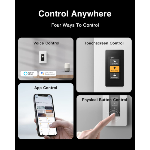 Panel de control central inteligente con capacidad de Switch o Dimmer ORVIBO MixPad D1 (unidad)