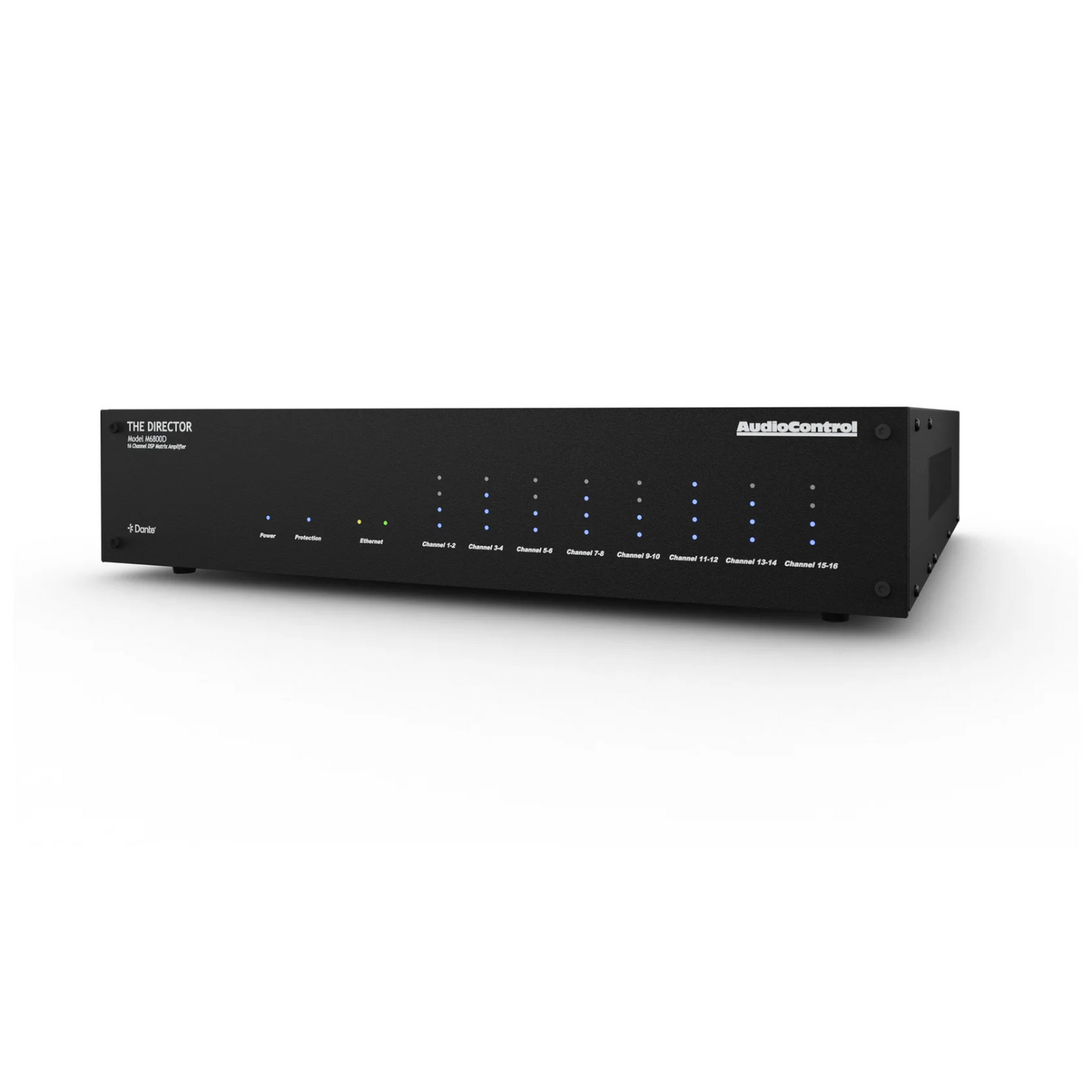 Amplificador multi zona de alta potencia, DSP, matriz de audio & DANTE 16 canales 8 zonas AUDIOCONTROL DIRECTOR M6800D (unidad)