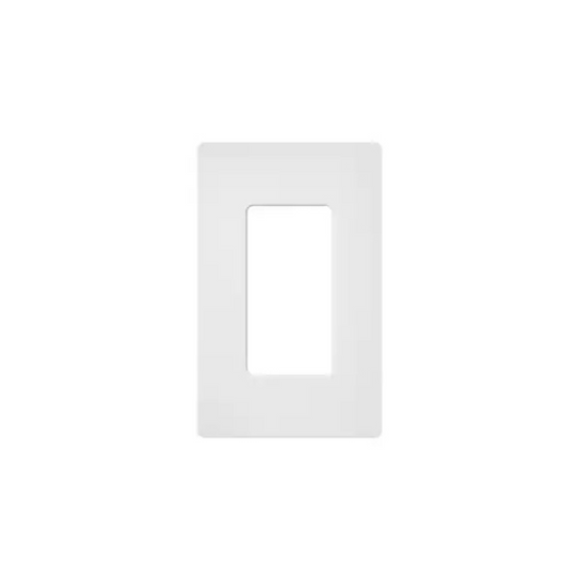 Placa frontal sencilla LUTRON CLARO Blanca CW-1-WH (unidad)