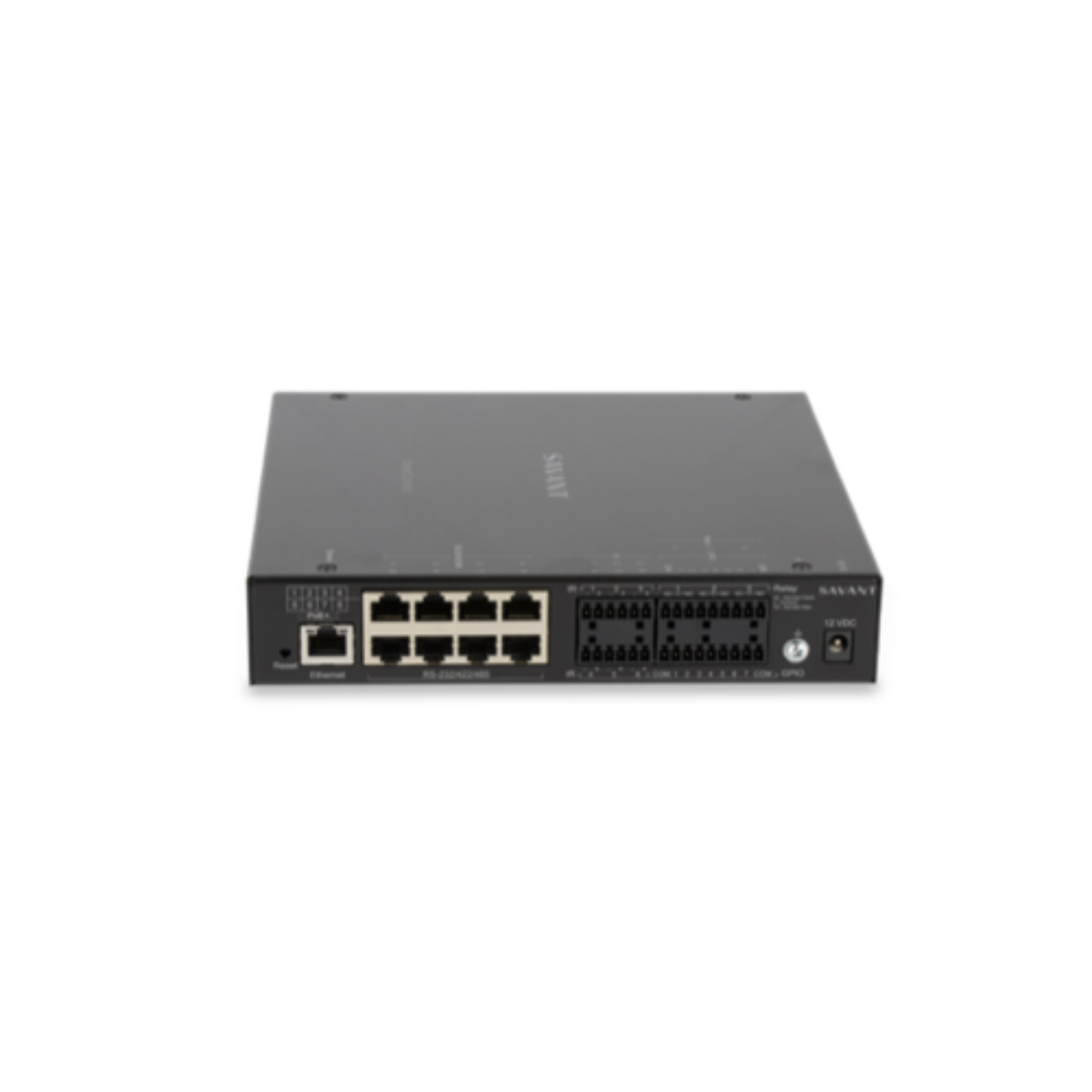 Controlador inteligente con 8 Puertos Seriales, 6 IR, 3 Relés & 7 Puertos General GPIO SAVANT SMARTCONTROL 25 WITH POE SSC-P025-11 (unidad)