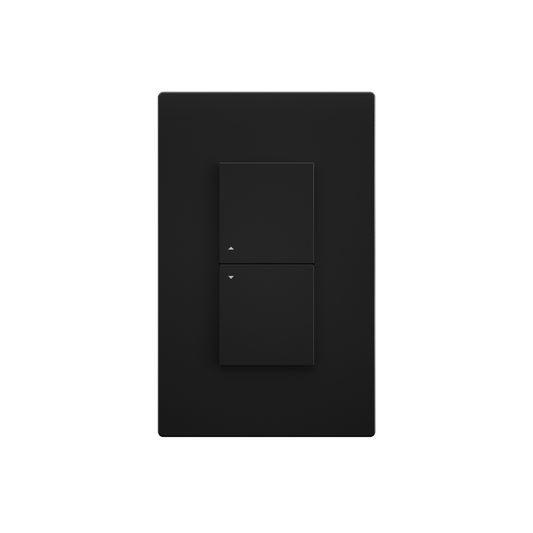 Botonera doble bajo voltaje SAVANT ASCEND BLACK WFB-MBLV02-00 (unidad)