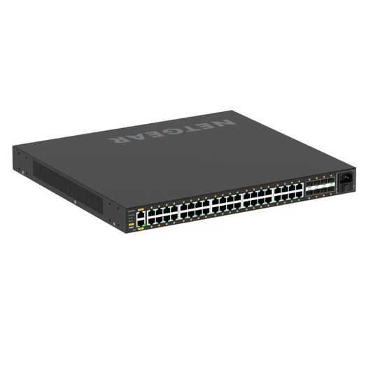 Switch de red 48 Puertos 40 + 8 AVB NETGEAR S-LINE 40+8 PORT AVB SWITCH WITH POE 960W SS42PX-40XP8F (unidad)