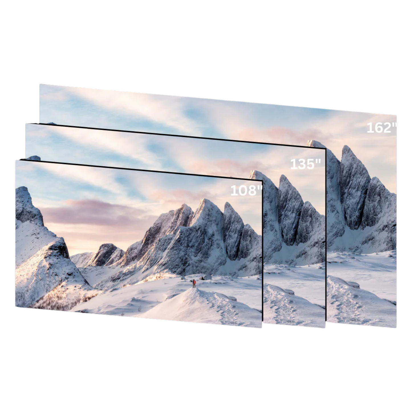 Pantalla 135" CoB MicroLED modular de alto brillo 1.56 Pixel Pitch, 16:9 & resolución 2K (1.980x1.080) AWOL AWALL-135" AW135CI15 (unidad)
