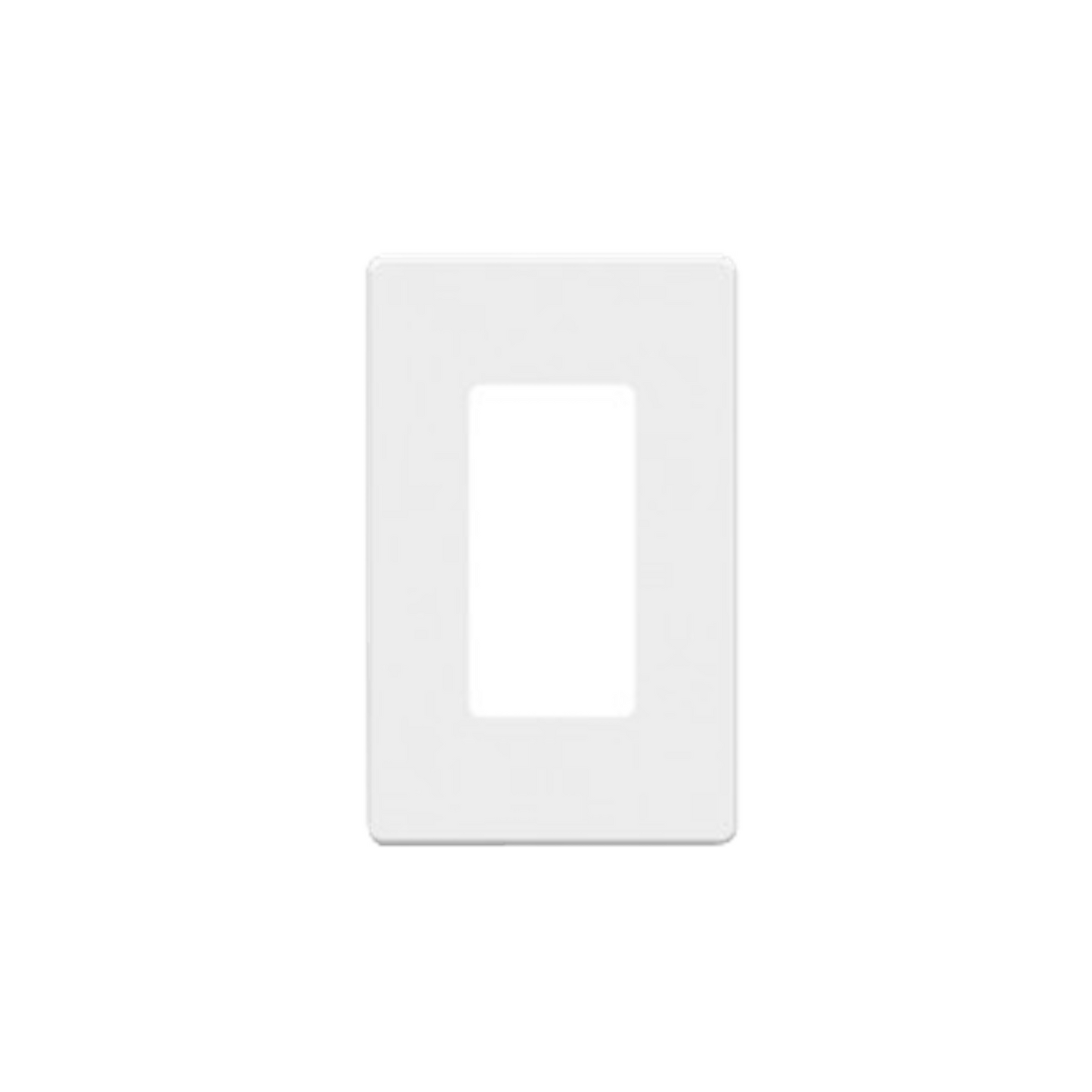 Placa frontal sencilla SAVANT SCREWLESS FACEPLATE: SINGLE GANG SNOW WHITE FI1-0S0SWP-01 (unidad)