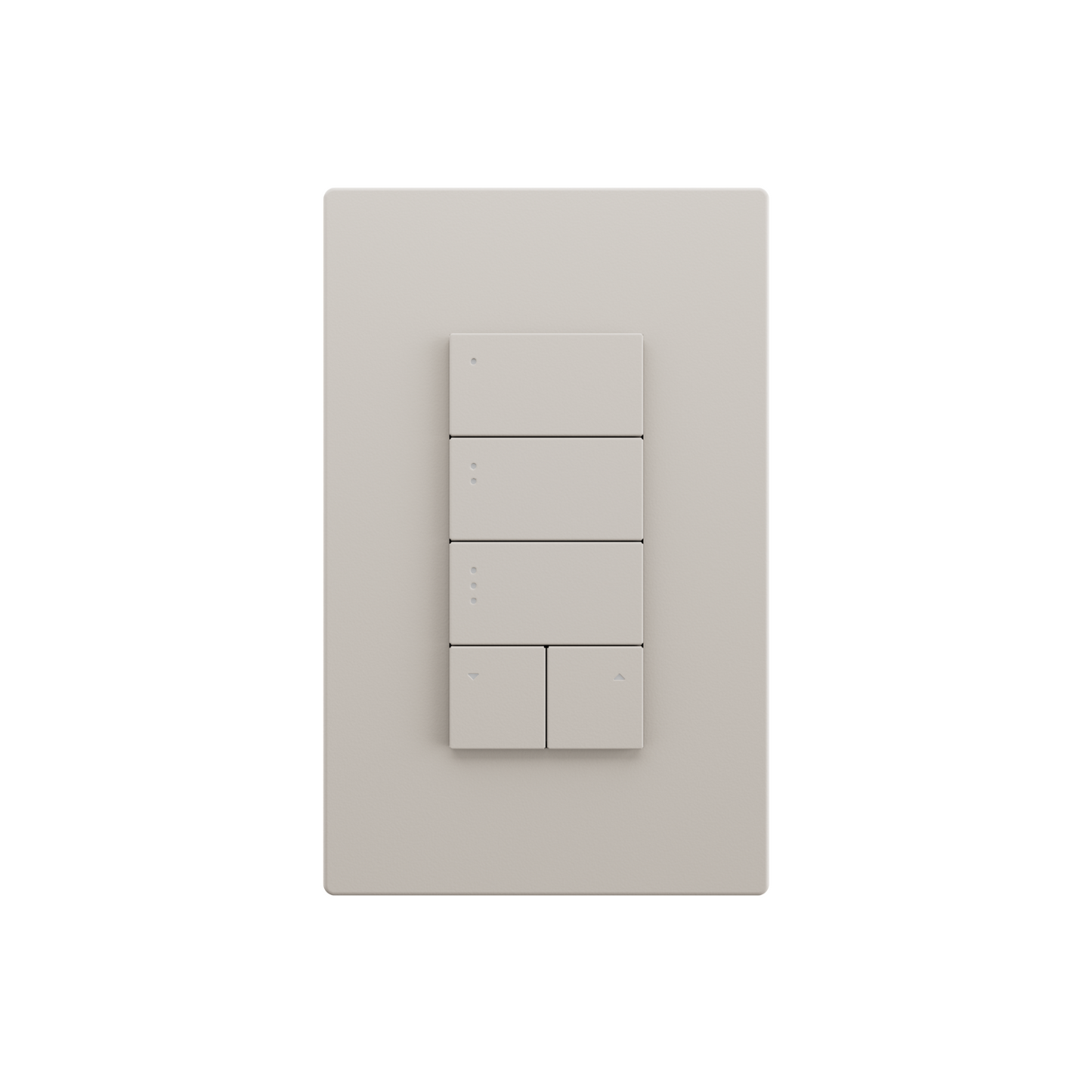 Botonera quíntuple bajo voltaje SAVANT ASCEND LIGHT ALMOND WFB-LALV05-00 (unidad)
