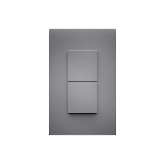 Botonera doble bajo voltaje SAVANT ASCEND NICKEL WFB-MNLV02-00 (unidad)