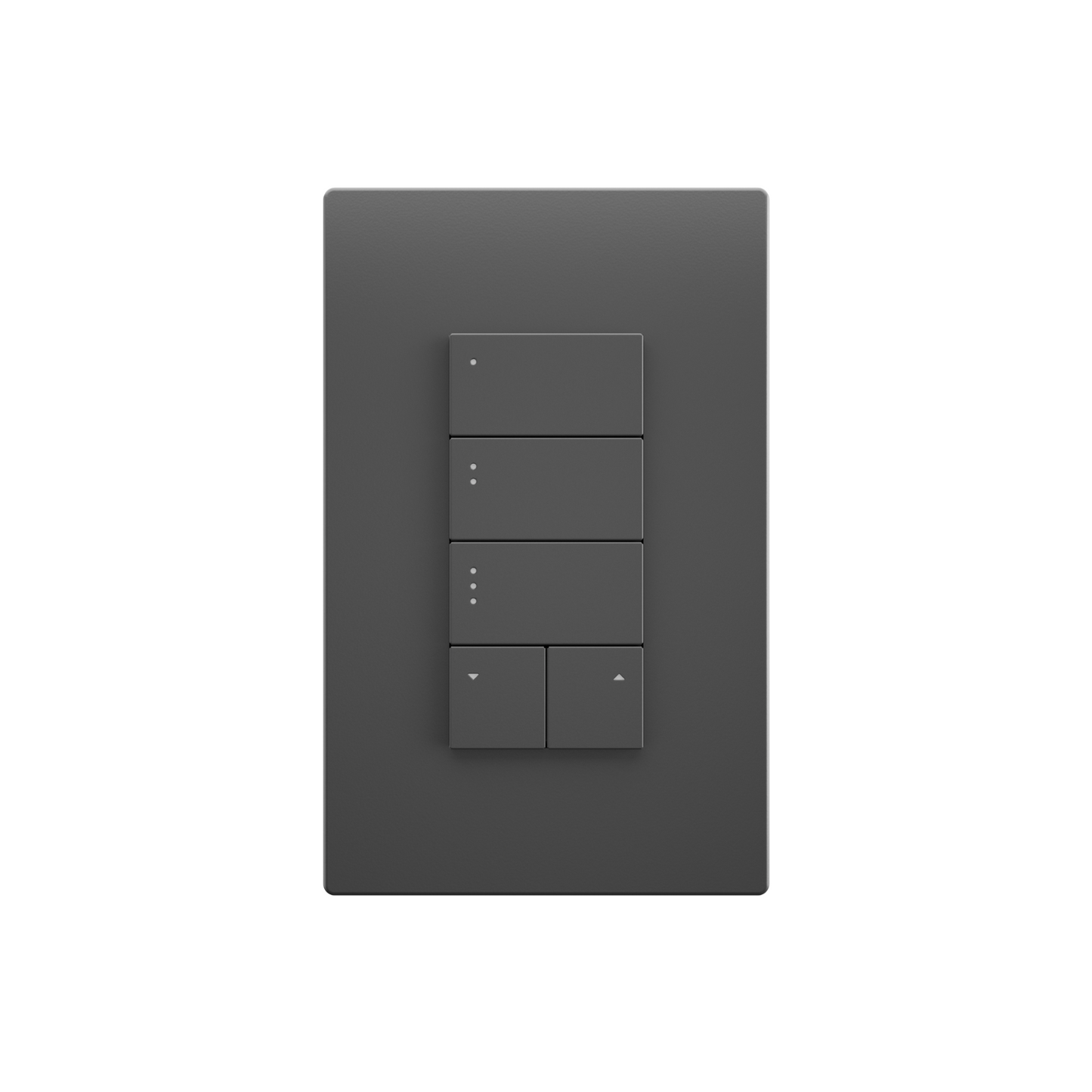 Botonera quíntuple bajo voltaje SAVANT ASCEND SPACE GRAY WFB-MGLV05-00 (unidad)