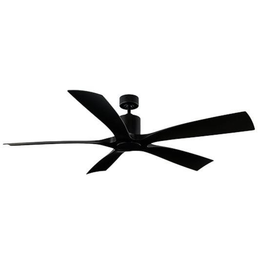 Ventilador de techo inteligente para interior o exterior MODERN FORMS AVIATOR 70 CEILING FAN 70IN MATTE BLACK FR-W1811-70-MB (unidad)