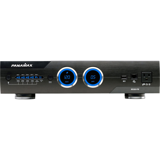 Regulador de voltaje con tecnología de Monitoreo de Voltaje & Amperaje Automático PANAMAX M5300-PM (unidad)