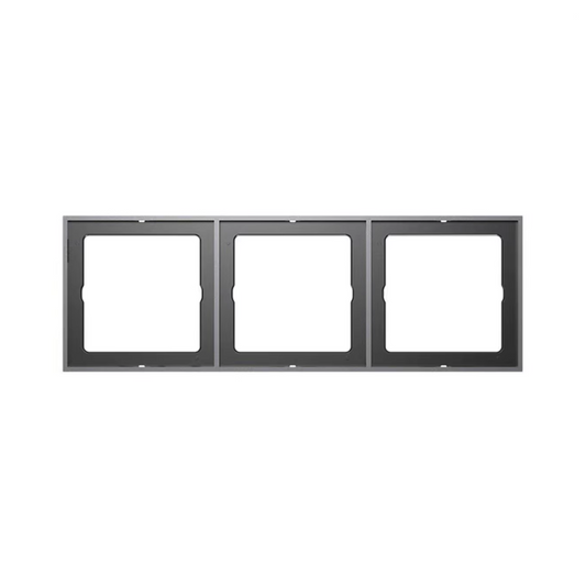 Marco decorativo triple ORVIBO Millimeter Frame Gris LPK03 (unidad)