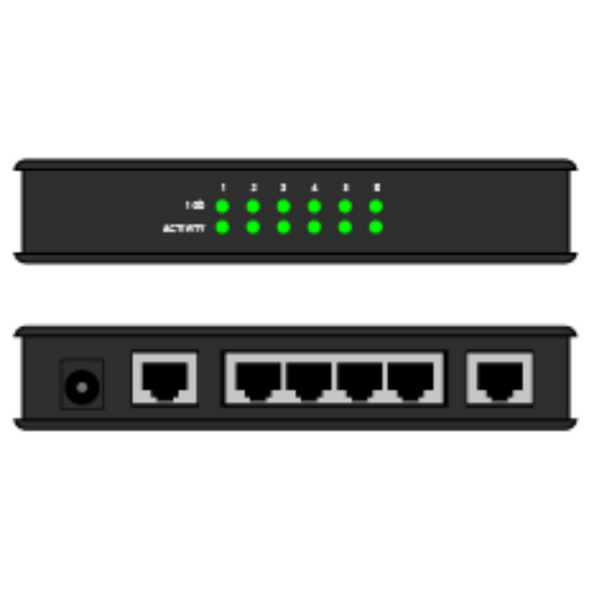 Switch de red 5 Puertos AVB MOTU 5 PORT AVB COMPLIANT SWITCH MOTU AVB (unidad)