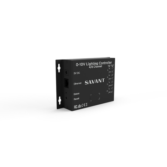 Controlador inteligente de 8 zonas de iluminación 0-10V SAVANT WIRED 0-10V CONTROL 8 CHANNELS LCB-010V8-01 (unidad)