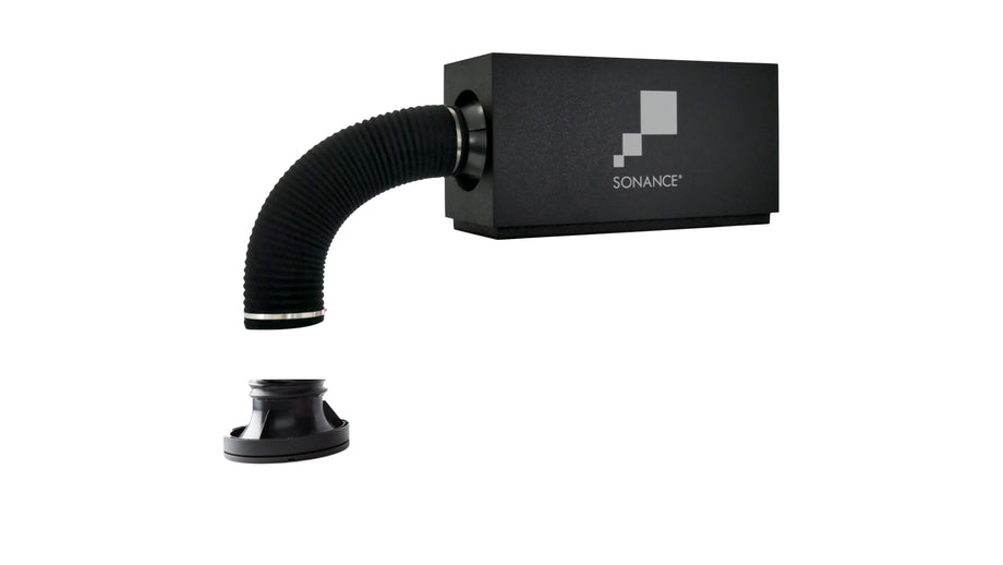 Conector para subwoofer pasabanda SONANCE ASBPC6RS mediano redondo y cuadrado (1 de cada uno)